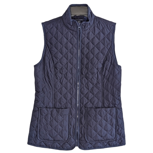 TOMMY Hilfiger Women's Navy Sleeveless Quilted Vest Size XS - Picture 8 of 8